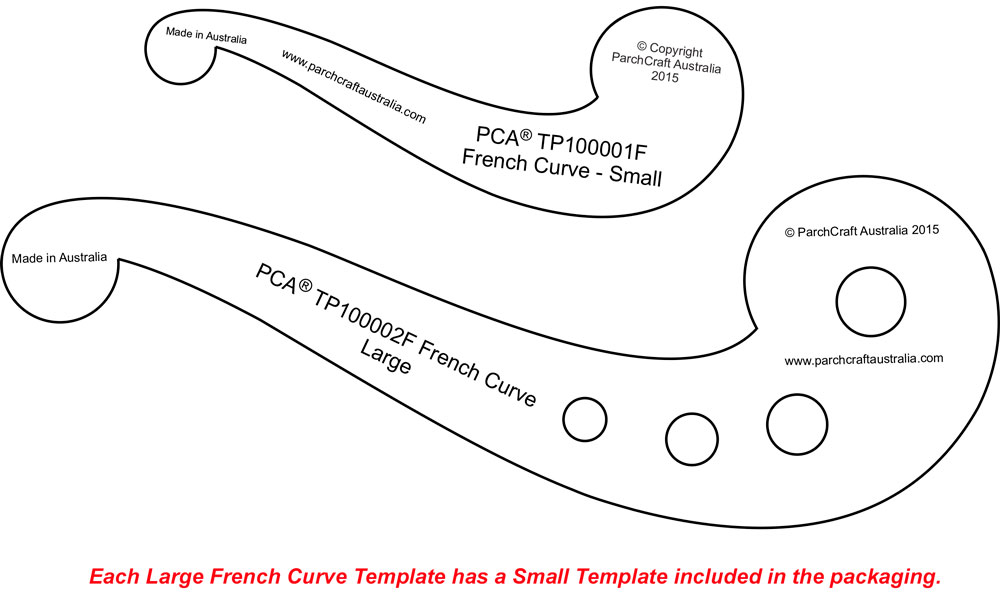 French Curve Template Printable DocTemplates